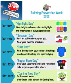 Bullying Prevention Week 2022